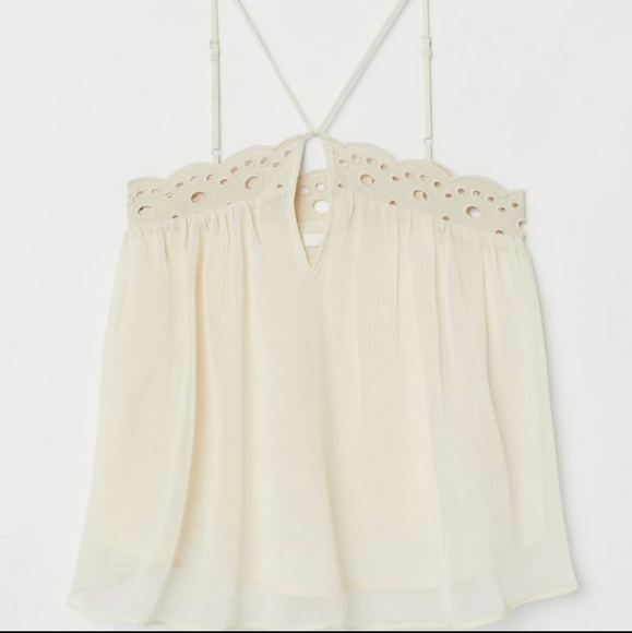 Eyelet embroidery top - Picture 1 of 7